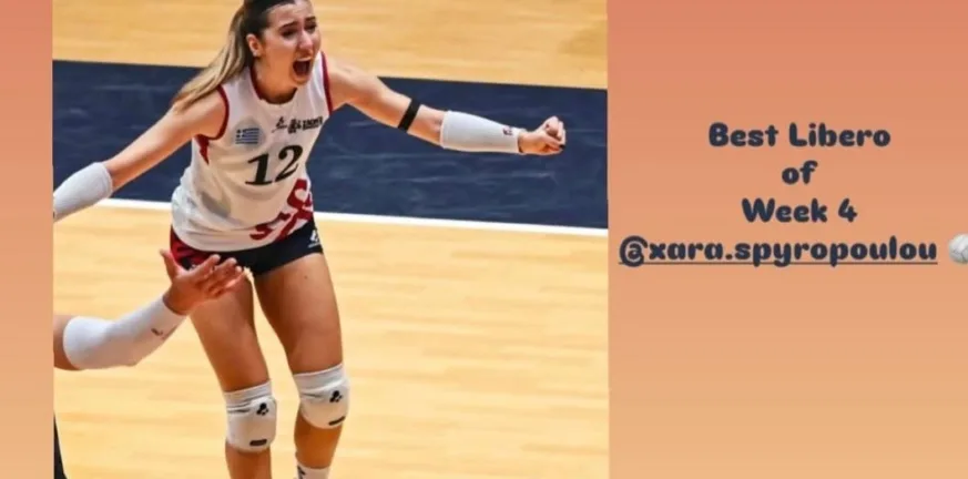 Η Χαρά Σπυρόπουλου στην κορυφαία 7αδα της Vollleyleague