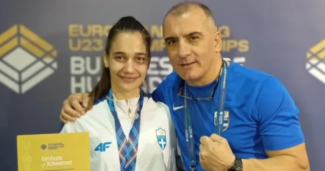 «Ασημένια» γάντια στο Ευρωπαϊκό πρωτάθλημα Κ23 για την Αντωνία Γιαννακοπούλου