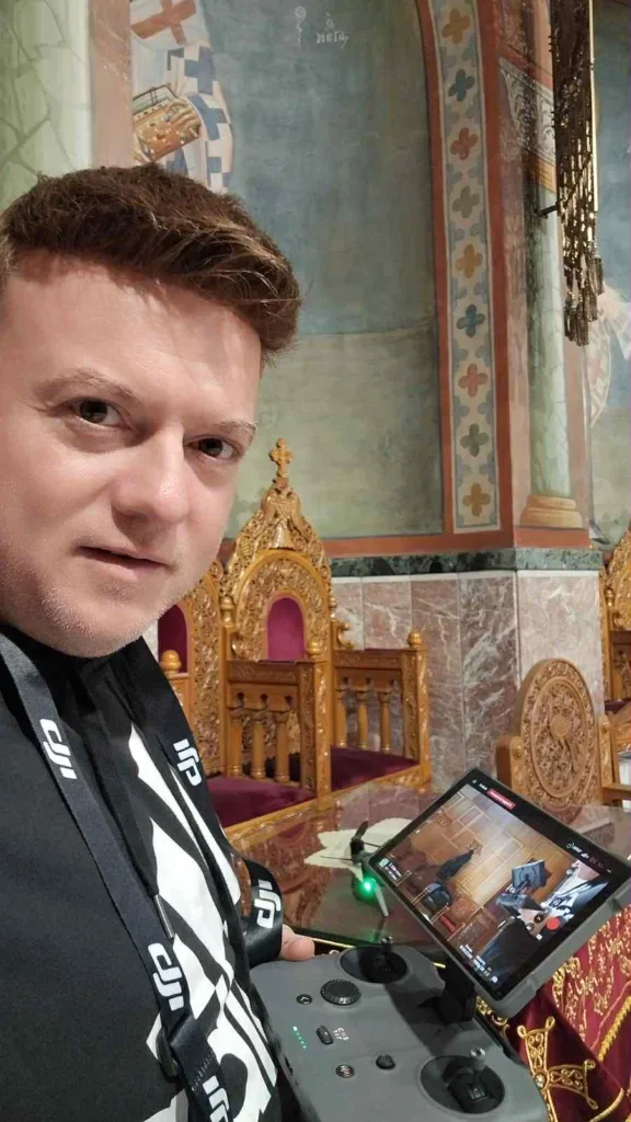 Νέα συνεργασία του Κώστα Βικάτου με την ΕΡΤ: Πλάνα drone μέσα από τον Ιερό Ναό του Αγίου Ανδρέου