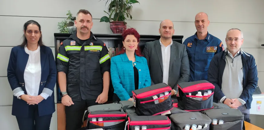 Η 6η ΥΠΕ παρέδωσε φαρμακευτικό υλικό στην μονάδα δασικών επιχειρήσεων