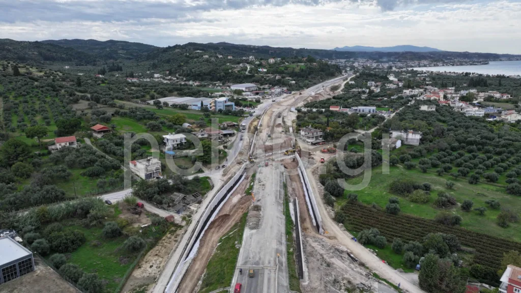 Στις 30 Νοεμβρίου παραδίδεται το τελευταίο τμήμα του Πάτρα – Πύργος: Δείτε βίντεο από drone