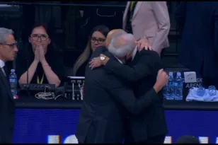 Πως Ομπράντοβιτς και Σπανούλης, που δεν αντάλλασσαν ούτε βλέμμα, αγκαλιάστηκαν μετά από 15χρόνια! ΒΙΝΤΕΟ