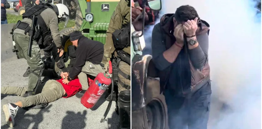 Αγροτικά μπλόκα: Στο Νοσοκομείο δύο αγρότες κι ένας αστυνομικός