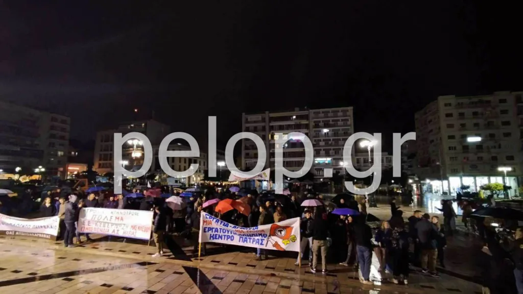 Πάτρα: Δυνατό μήνυμα από τους αγρότες που δεν καταλαβαίνουν από τη καταρρακτώδη βροχή! ΦΩΤΟ