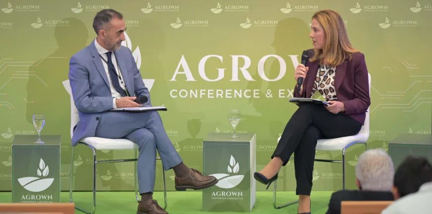 Αργυρώ Ζέρβα στο «Agrown 2025»: «Συντονισμένη στρατηγική και νέες υποδομές για έναν σύγχρονο αγροτικό τομέα» Αργυρώ Ζέρβα στο «Agrown 2025»: «Συντονισμένη στρατηγική και νέες υποδομές για έναν σύγχρονο αγροτικό τομέα»