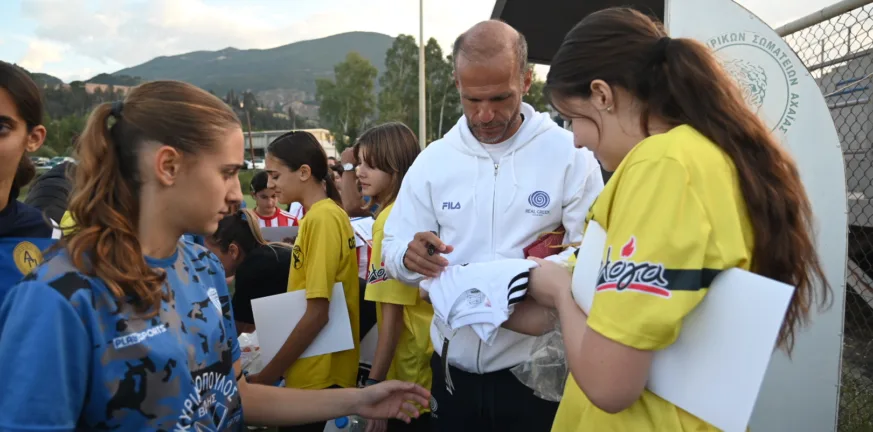 Η γιορτή του γυναικείου ποδοσφαίρου με Αγγελο Μπασινά ΦΩΤΟΓΡΑΦΙΕΣ