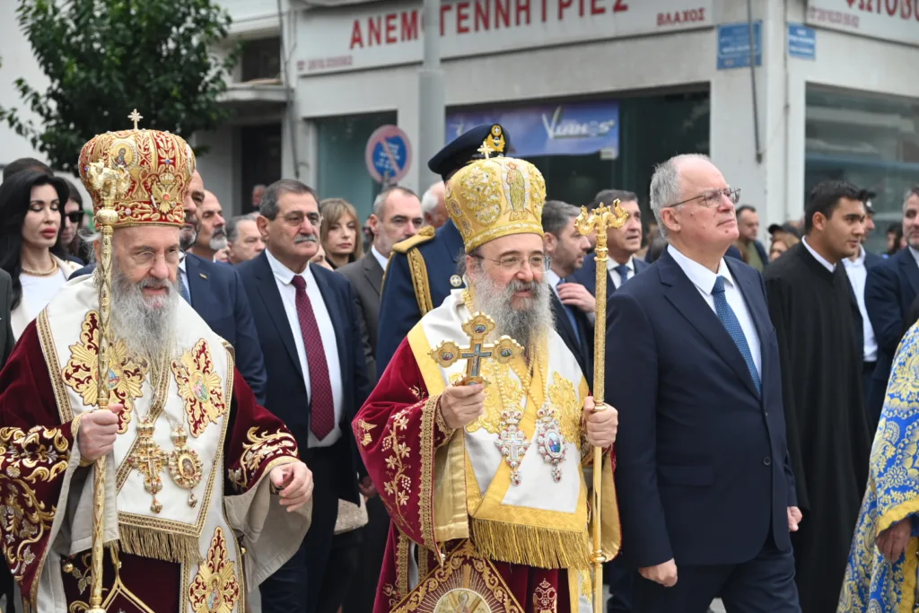 Ο δήμαρχος Κώστας Πελετίδης στις εκδηλώσεις για τον Άγιο Ανδρέα με μήνυμα για την ειρήνη