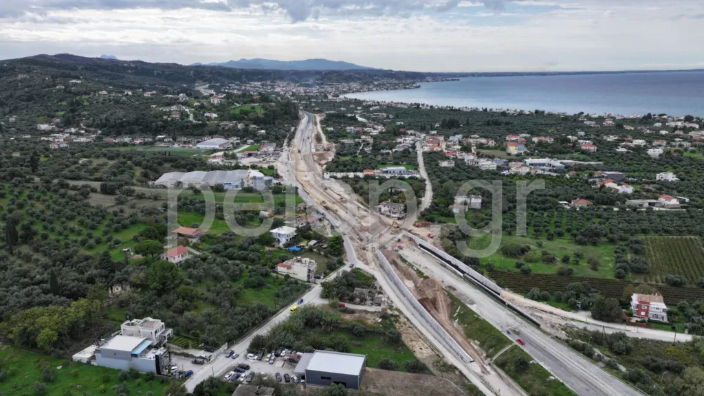 Στις 30 Νοεμβρίου παραδίδεται το τελευταίο τμήμα του Πάτρα – Πύργος: Δείτε βίντεο από drone