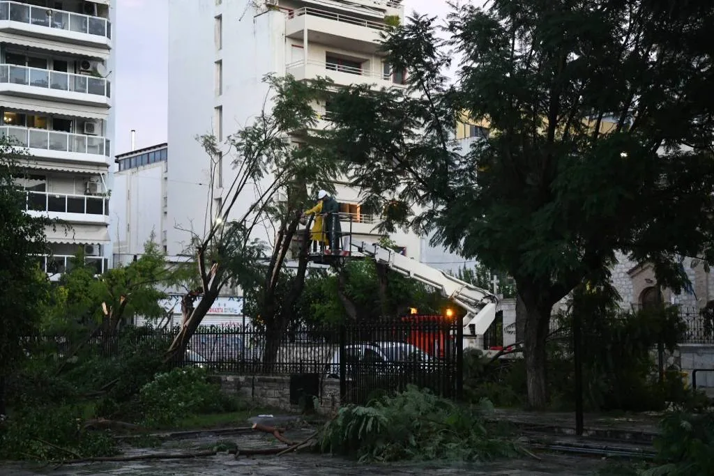 Πάτρα: Συνεχίζεται ο καθαρισμός των «πληγών» της κακοκαιρίας ΦΩΤΟ