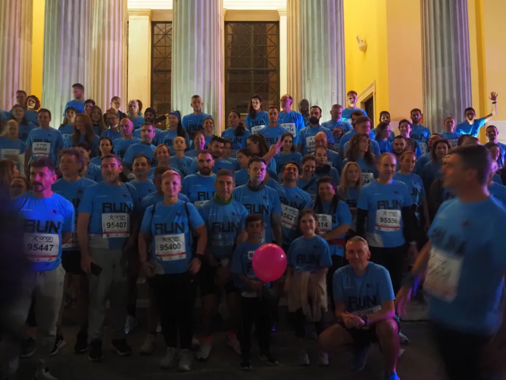 Η ομάδα του Ελληνικού Ανοικτού Πανεπιστημίου κατέκτησε την 1η θέση στα 5km του Universities Night Run OPAP