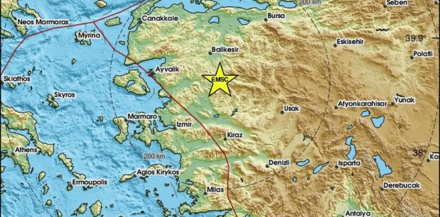 Νέος σεισμός ταρακούνησε πάλι την Τουρκία! Το επίκεντρο στην ίδια περιοχή με τα 6,1 Ρίχτερ