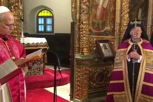 Πάπας Λέων: Δοξολογία στον Άγιο Γεώργιο και κοινή δήλωση με τον Πατριάρχη Βαρθολομαίο LIVE