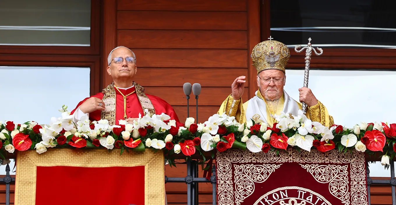 Μηνύματα ενότητας και ειρήνης από το Φανάρι έστειλαν ο Οικουμενικός Πατριάρχης και ο Πάπας