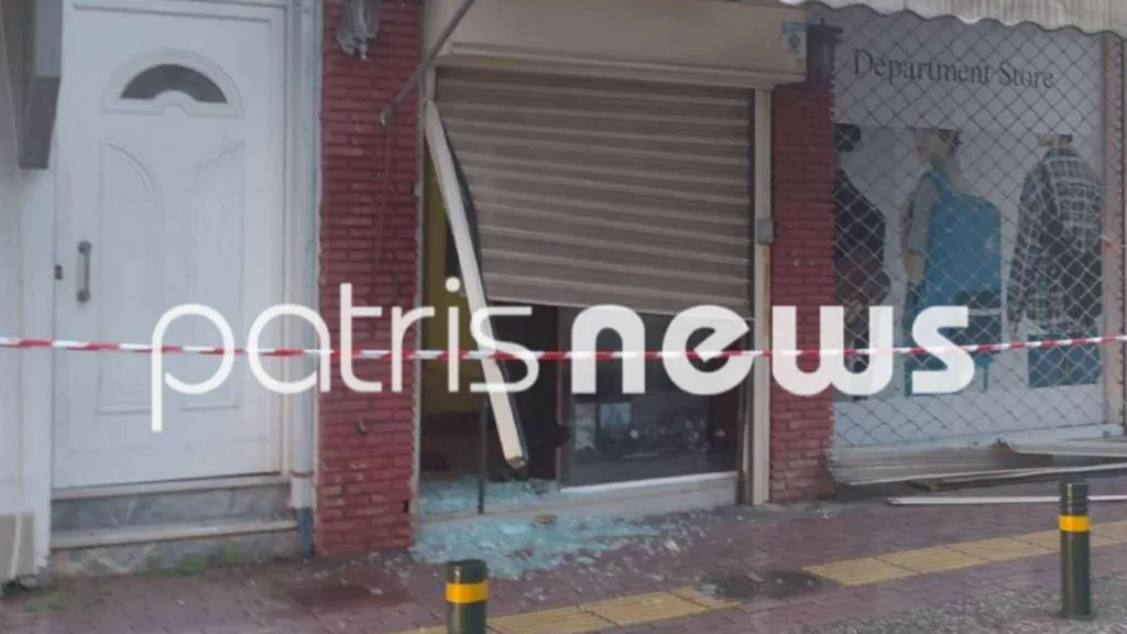 Γαστούνη: «Επαγγελματικό» χτύπημα σε κοσμηματοπωλείο με κλεμμένο όχημα τα ξημερώματα ΦΩΤΟ