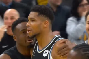 Γιάννης Αντετοκούνμπο: Ξέφυγε στους πανηγυρισμούς μετά από buzzerbeater – Τον ηρέμησε ο Θανάσης