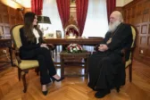 Συνάντηση της νέας πρέσβειρας των ΗΠΑ Κίμπερλι Γκίλφοϊλ με τον Αρχιεπίσκοπο Ιερώνυμο: «Είναι θαυμάσιο που σας γνωρίζω»
