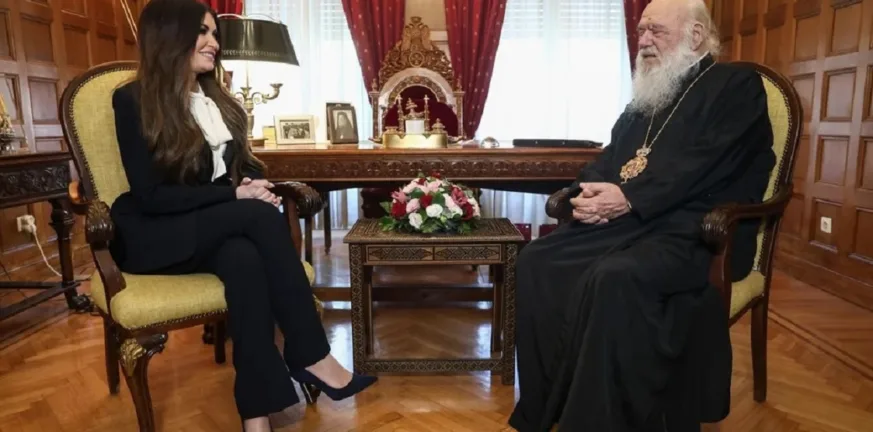 Συνάντηση της νέας πρέσβειρας των ΗΠΑ Κίμπερλι Γκίλφοϊλ με τον Αρχιεπίσκοπο Ιερώνυμο: «Είναι θαυμάσιο που σας γνωρίζω»