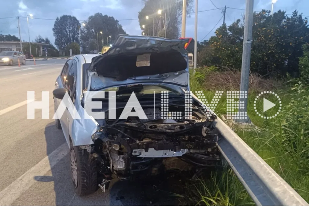 Πατρών-Πύργου: Τροχαίο με τρεις στο νοσοκομείο! ΦΩΤΟ