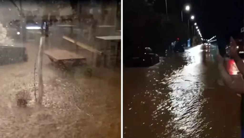 Δρόμοι ποτάμια σε Πρέβεζα και Βόνιτσα, προβλήματα και στη Φιλιππιάδα ΒΙΝΤΕΟ - ΦΩΤΟ