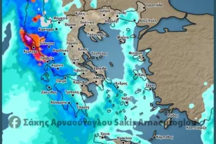 Η πρόγνωση Αρναούτογλου για τη Δυτική Ελλάδα ΧΑΡΤΕΣ