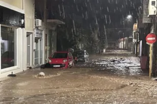 Καταστροφές στη Λέσβο, «έσπασε» ποτάμι στην Καλλονή ΦΩΤΟ - ΒΙΝΤΕΟ