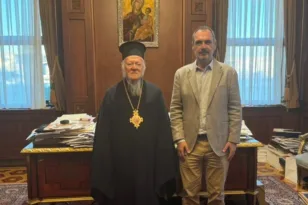 Συνάντηση Κατσανιώτη με τον Οικουμενικό Πατριάρχη στην Κωνστνατινούπολη