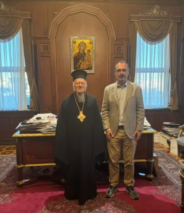 Συνάντηση Κατσανιώτη με τον Οικουμενικό Πατριάρχη στην Κωνστνατινούπολη