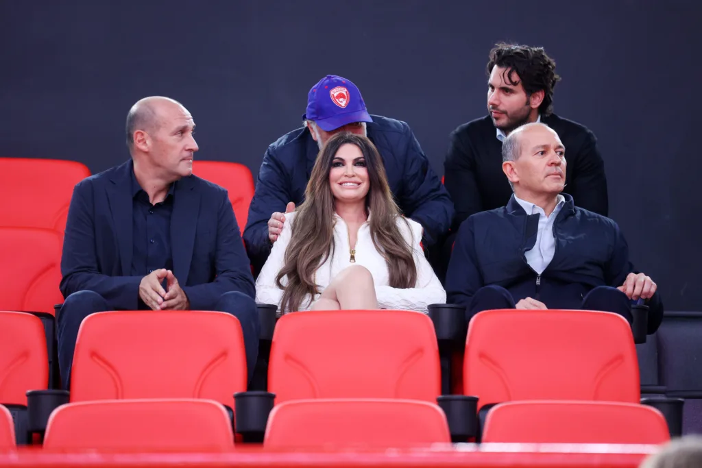 Κίμπερλι Γκιλφόιλ: Στο ΣΕΦ για τον αγώνα Ολυμπιακός-Ζαλγκίρις ΦΩΤΟ