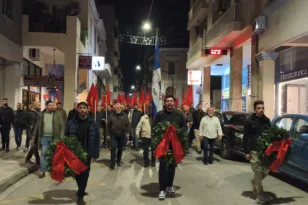 ΚΚΕ – ΚΝΕ: Κατάθεση στεφάνων στο πρώην παράρτημα Πανεπιστημίου και στην Ασφάλεια Πατρών ΦΩΤΟ