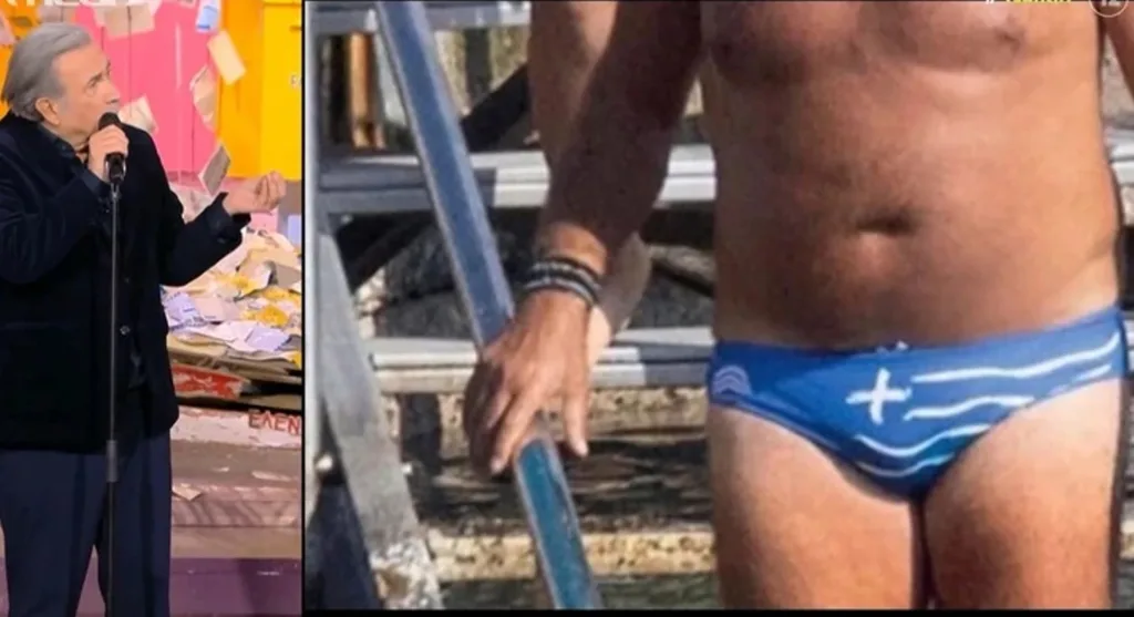 Ο Λαζόπουλος για το μαγιό με την Ελληνική σημαία του Λιάγκα ΦΩΤΟ