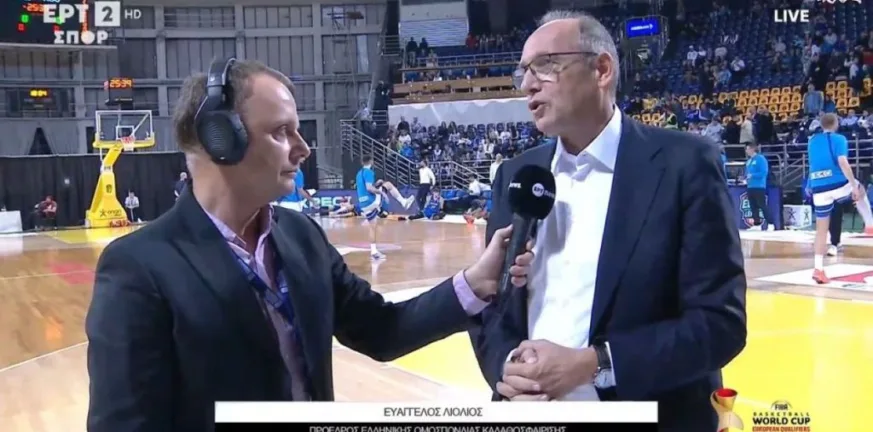 Λιόλιος στην ΕΡΤ: «Ευθύνη το χάλκινο μετάλλιο στο Ευρωμπάσκετ, ο Σπανούλης ήταν ο βασικότερος παράγοντας» - Βίντεο