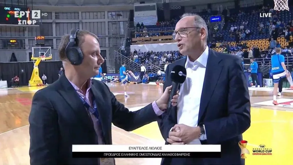 Λιόλιος στην ΕΡΤ: «Ευθύνη το χάλκινο μετάλλιο στο Ευρωμπάσκετ, ο Σπανούλης ήταν ο βασικότερος παράγοντας» - Βίντεο