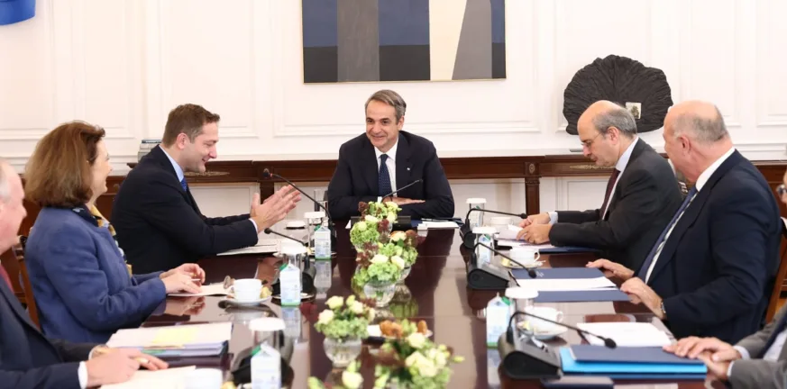 Μητσοτάκης - Χάνσεν: Διαβεβαίωση στήριξης στους Έλληνες αγρότες και συνεργασία για τη μεταρρύθμιση του ΟΠΕΚΕΠΕ