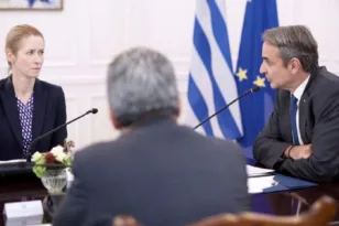 Μητσοτάκης-Κάγια Κάλλας στο Μαξίμου: «Η Ελλάδα πυλώνας σταθερότητας» - Στο τραπέζι άμυνα, Ουκρανία, Μέση Ανατολή και Δυτ. Βαλκάνια