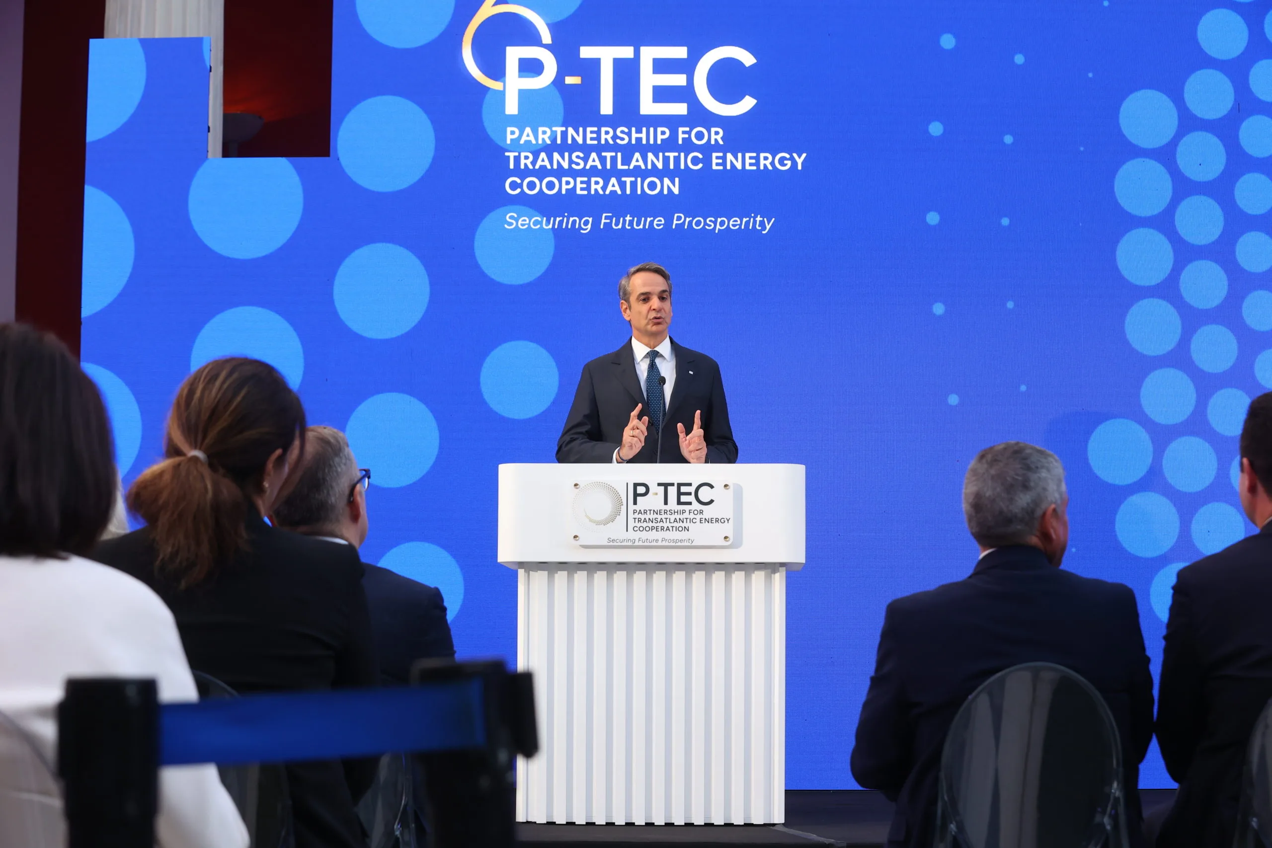 Μητσοτάκης στην P-TEC: Η Ελλάδα ενεργειακός κόμβος και πύλη αμερικανικού LNG, απεξάρτηση της Ευρώπης από το ρωσικό αέριο Μητσοτάκης στην P-TEC: Η Ελλάδα ενεργειακός κόμβος και πύλη αμερικανικού LNG, απεξάρτηση της Ευρώπης από το ρωσικό αέριο
