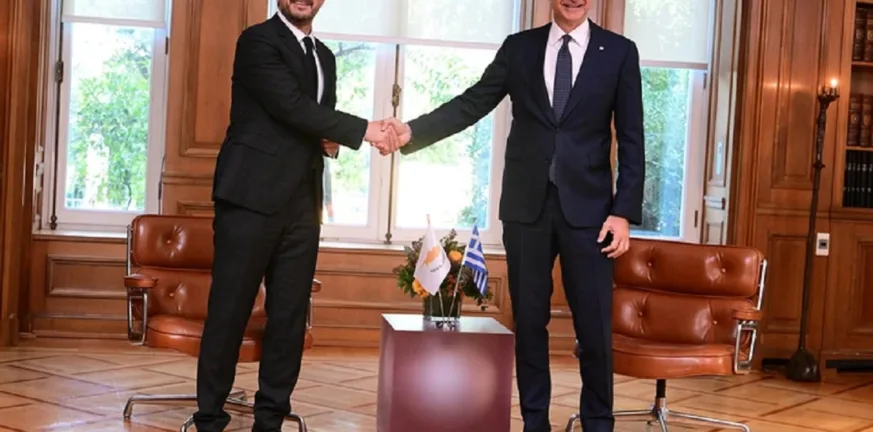 ΖΩΝΤΑΝΑ οι δηλώσεις Μητσοτάκη – Χριστοδουλίδη: Αποφασίσαμε να προχωρήσουμε στην επικαιροποίηση των τεχνικών παραμέτρων του έργου ηλεκτρικής διασύνδεσης