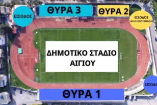 Τι ισχύει για τους φιλάθλους στο Παναιγιάλειος – Παναχαϊκή