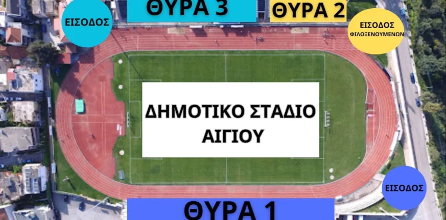 Τι ισχύει για τους φιλάθλους στο Παναιγιάλειος - Παναχαϊκή