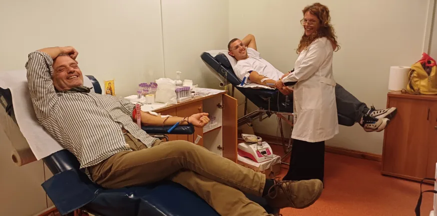 Πάτρα: Μεγάλη συμμετοχή στην αιμοδοσία του «Στεκιού εν Δράσει» της «Πρότασης» - 36 φιάλες αίμα και 3 νέοι δότες ζωής ΦΩΤΟ