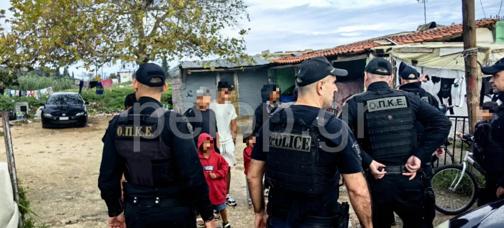 Η «Π» σε επιχείρηση της ΕΛΑΣ σε καταυλισμό Ρομά στην Δυτική Αχαΐα ΦΩΤΟ