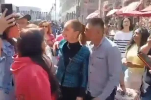 Η πρόεδρος του Μεξικού Κλαούντια Σέινμπαουμ παρενοχλήθηκε σεξουαλικά δημοσίως! ΒΙΝΤΕΟ