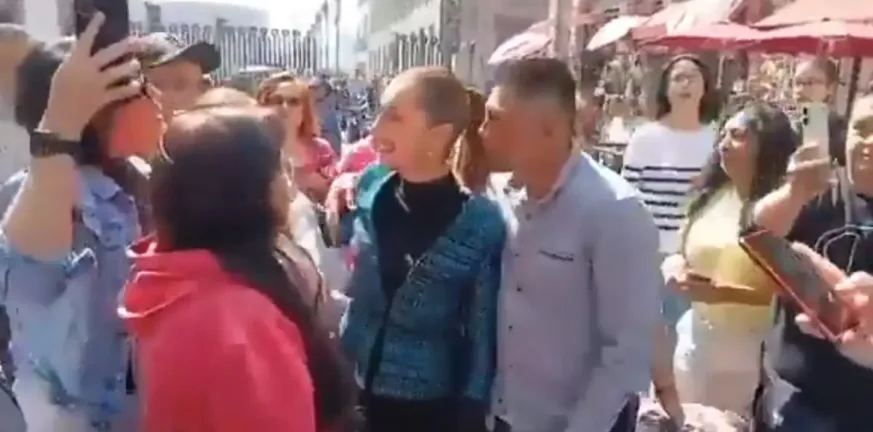 Η πρόεδρος του Μεξικού Κλαούντια Σέινμπαουμ παρενοχλήθηκε σεξουαλικά δημοσίως! ΒΙΝΤΕΟ