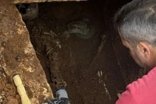 Κ. Αχαΐα: Σκελετός και αμφορέας στο νέο Δημαρχείο – Θα εξεταστούν από κλιμάκιο της Εφορείας Αρχαιοτήτων