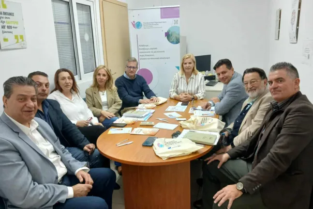 Συνάντηση αντιπροσωπείας του σπιράλ με Γεωργία Ντάτσικα