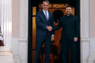 Στο Μαξίμου ο Ουκρανός πρόεδρος