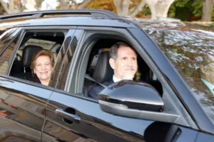 Ολη η οικογένεια Ντε Γκρες στο παλάτι «Ελ Πάρντο» της Ισπανίας