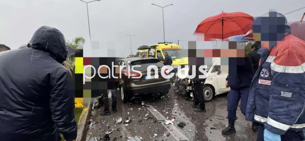 Καραμπόλα στην Πατρών–Πύργου με επτά τραυματίες - Ένα μωρό ανάμεσα στους επιβάτες ΦΩΤΟ-ΒΙΝΤΕΟ