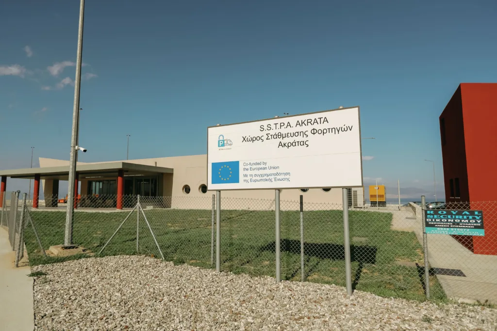 Ολύμπια Οδός: Σταθμός εξυπηρέτησης βαρέων οχημάτων στην Ακράτα ΦΩΤΟ - ΒΙΝΤΕΟ