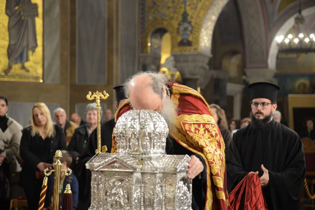 Πάτρα: Με κατάνυξη οι Χαιρετισμοί στον Άγιο Ανδρέα - Συμμετοχή μαθητικών χορωδιών ΦΩΤΟ