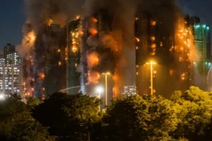 Πύρινη κόλαση - Χονγκ Κονγκ: Στους 44 οι νεκροί, εκατοντάδες αγνοούμενοι, τρεις συλλήψεις ΒΙΝΤΕΟ - ΦΩΤΟ